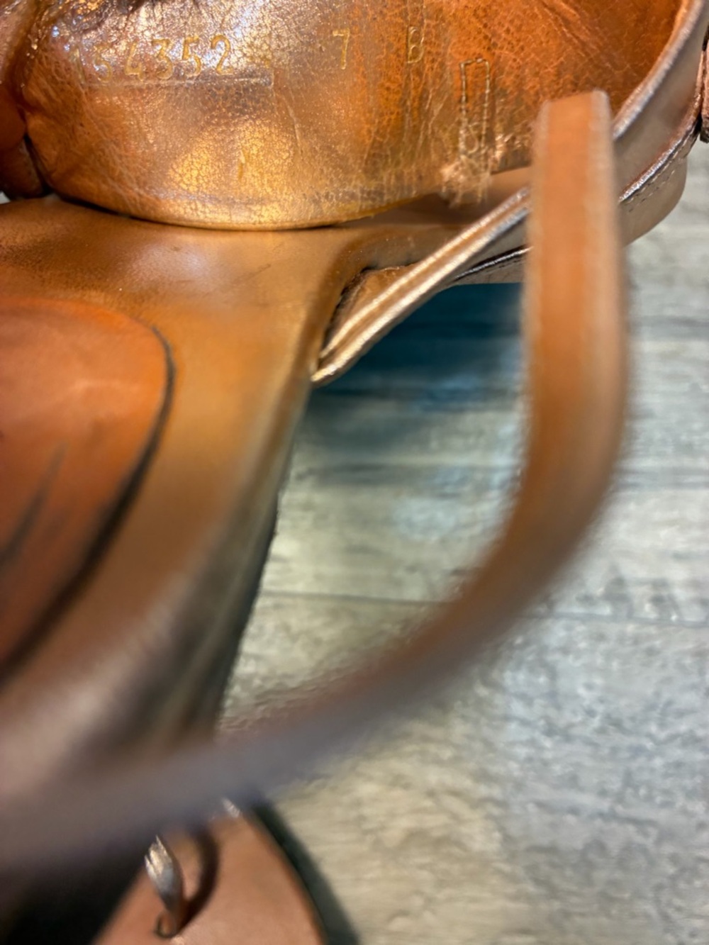 Gucci Italy Horsebit Thong Slingback Rose Gold Sandals - Picture 15 of 15